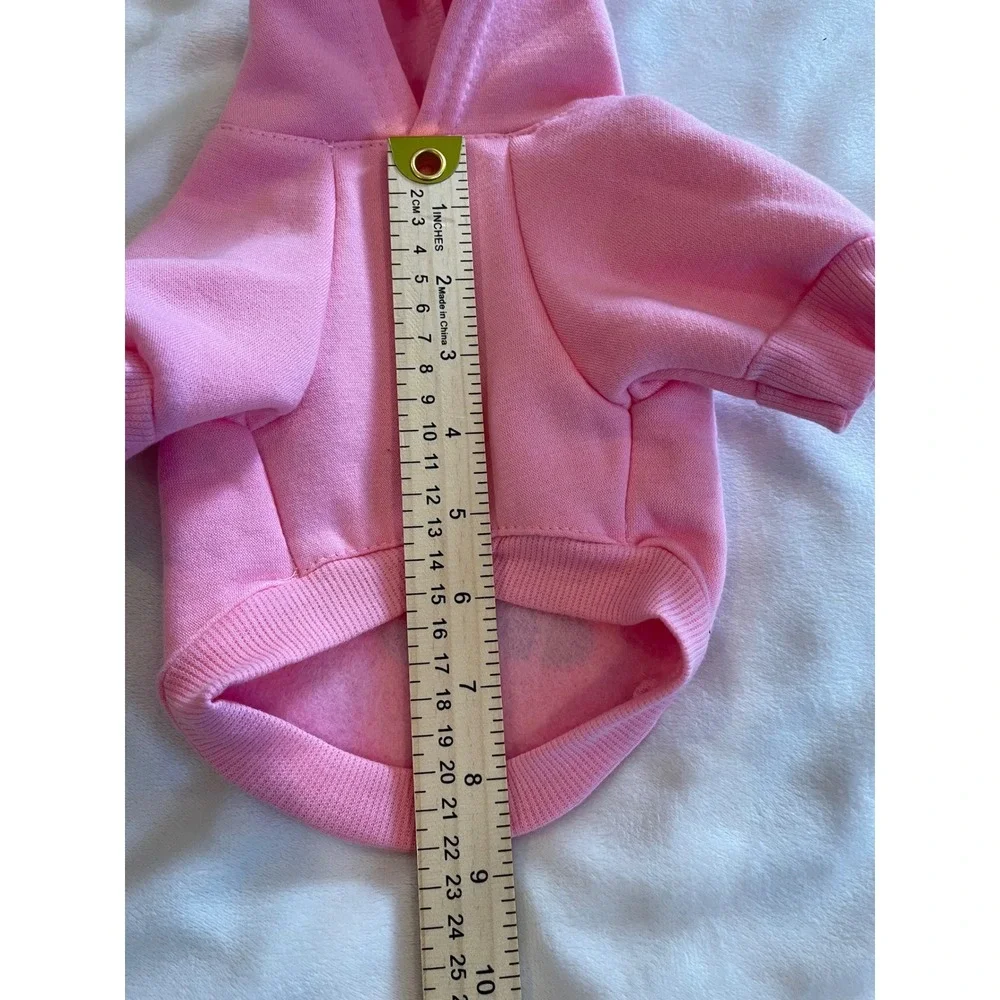 DroolingDog Pink Its All About Me Pet Hoodie Sweatshirt XS Small Dog Cat
